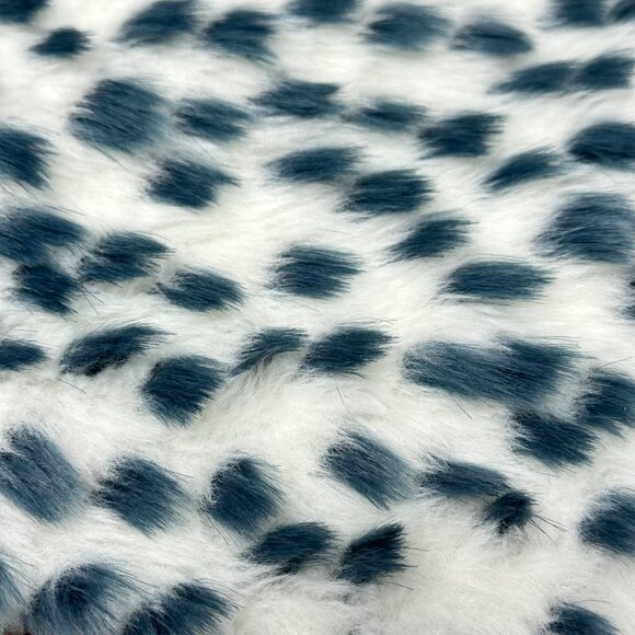 Koolaburra By UGG Pillow Cover Rosie Dusty Blue Faux Fur Cheetah Print 20 x 20 - Picture 7 of 9